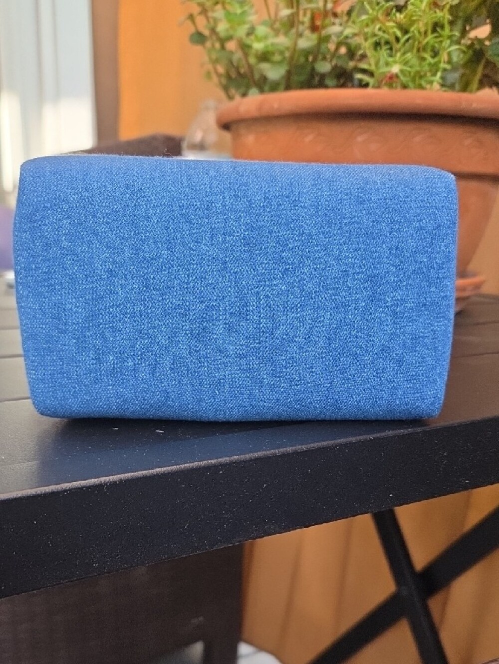 Dior Denim Embroidered Toiletry Pouch - Blue - Picture 5 of 8